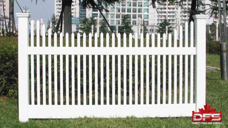 picket vinyl fence saskatchewan