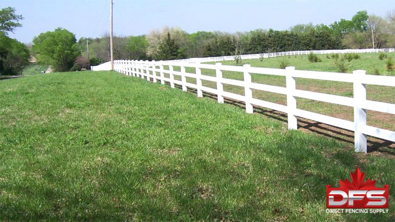 ranch rail vinyl fence saskatchewan