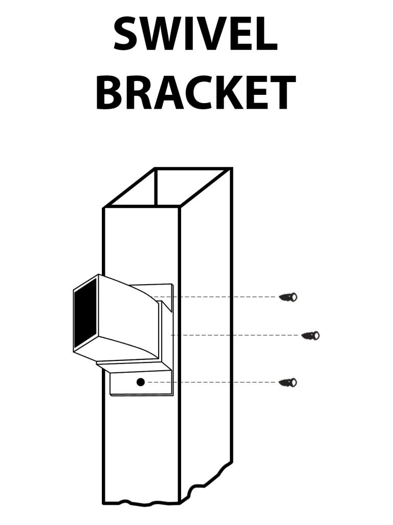 ornamental fence swivel bracket illustration